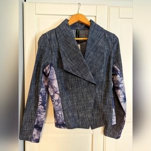 Creation Encore Blue Jean Blazer - Size 4